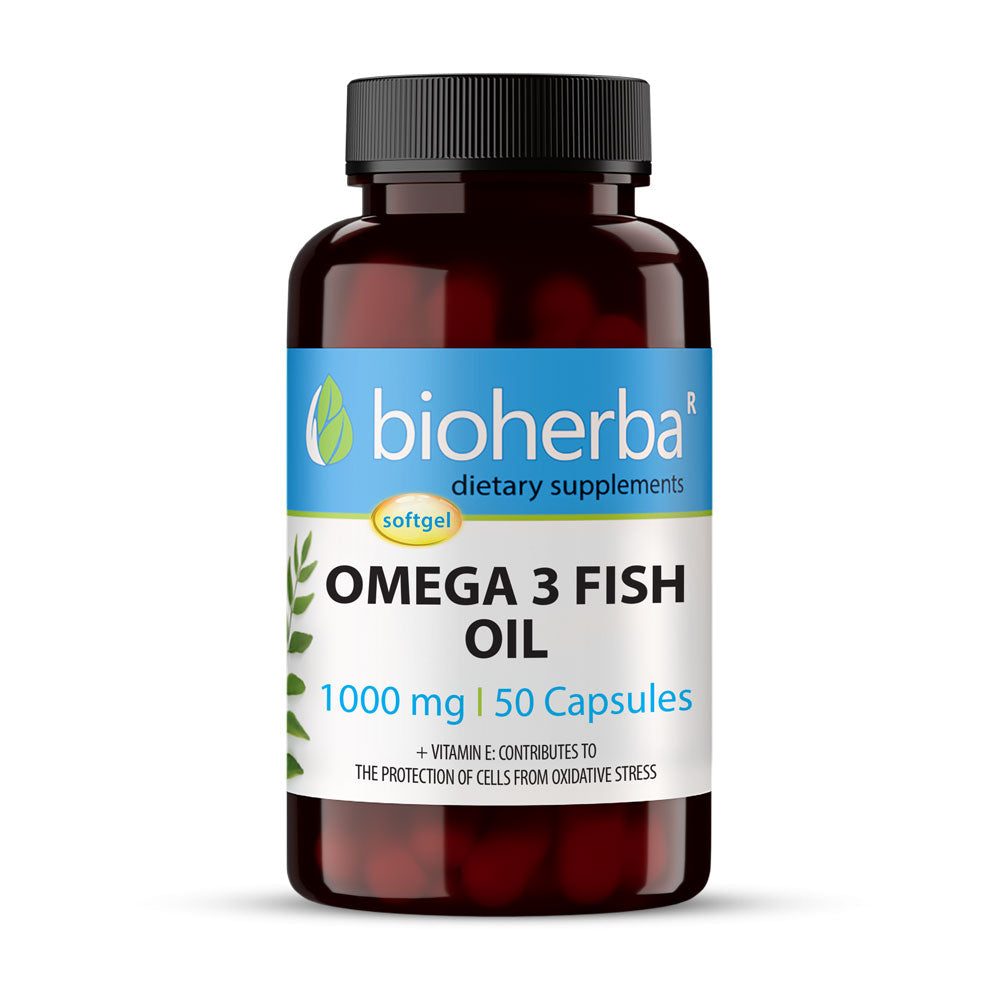 Омега 3 рибено масло 1000 мг 50 / Omega 3 Fish Oil | Здраво Тяло