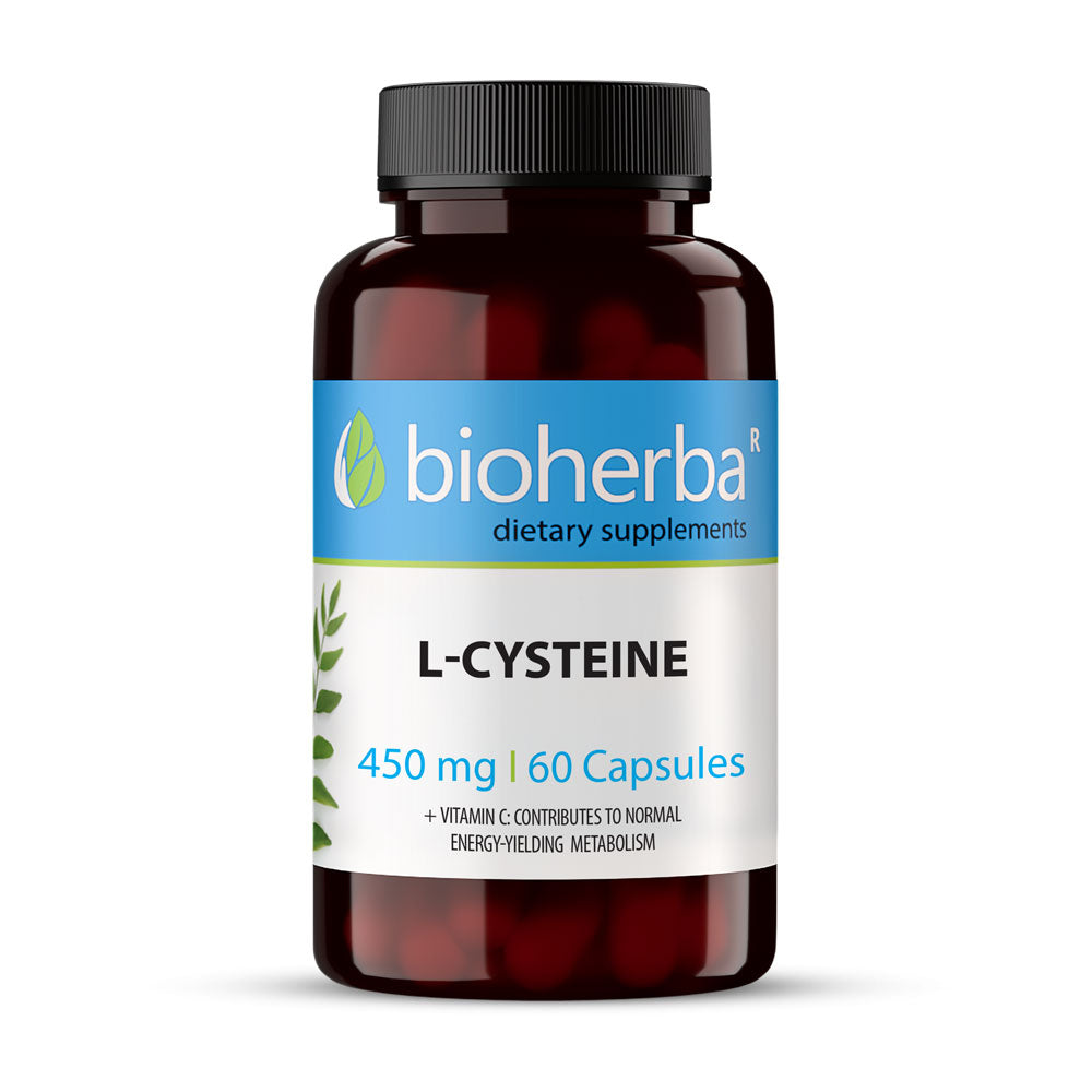 L-Cysteine 450 mg – за коса, кожа и детокс / L-Cysteine 60 капсули | Здраво Тяло