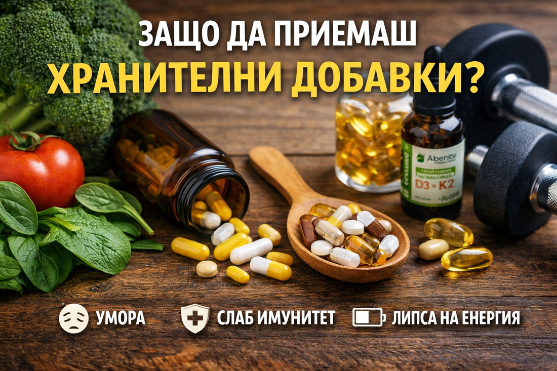 Защо днес имаш нужда от хранителни добавки