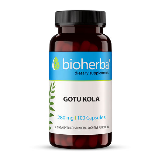 Готу кола Bioherba 280 мг 100 капсули / Gotu Kola | Здраво Тяло