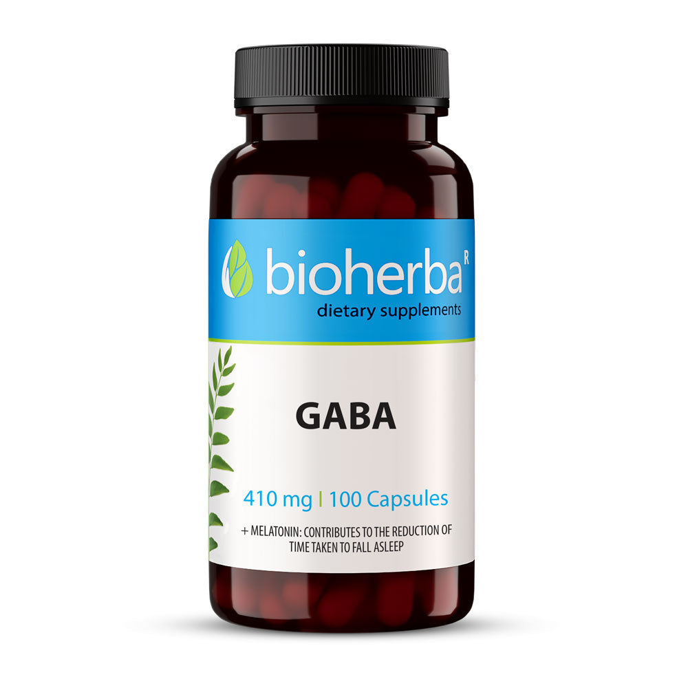 ГАБА Мелатонин / GABA Melatonin – 410 mg, 100 капсули | Здраво Тяло
