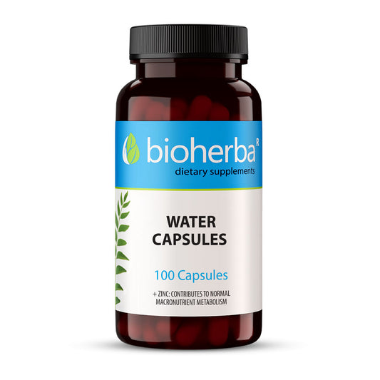 Водни Капсули за Отслабване / Water Capsules – 440 мг, 100 капсули, Биохерба | Здраво Тяло