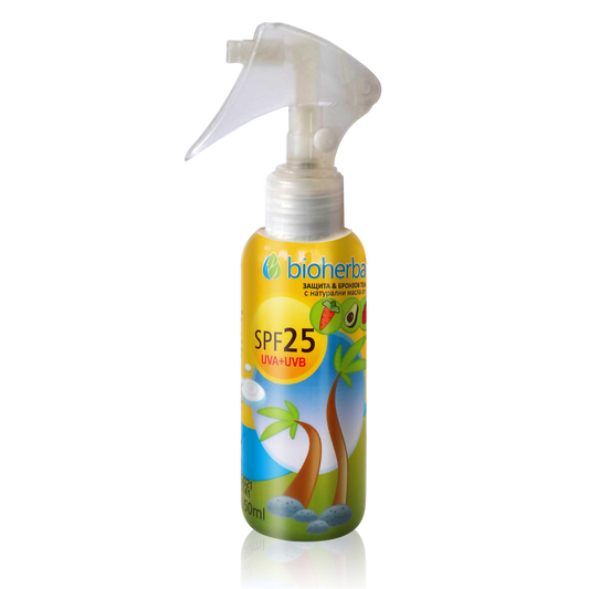 Слънцезащитно олио с малина, морков и кокос / Sunscreen Oil Raspberry Carrot Coconut – 150 ml SPF 25 | Здраво Тяло